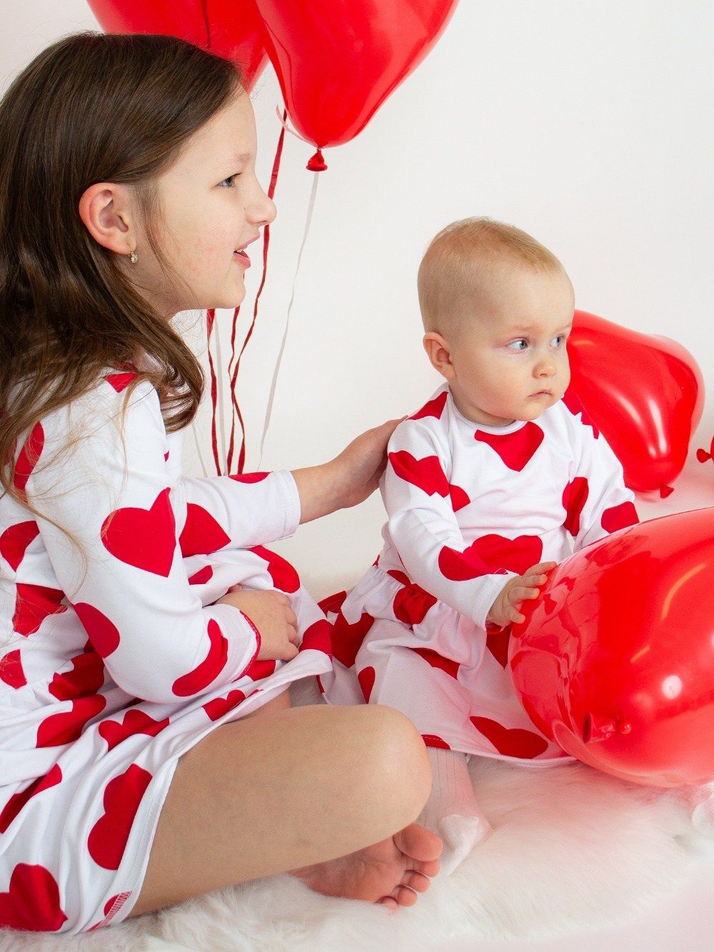 Body Lányos ruha VALENTINE Hosszú ujjú