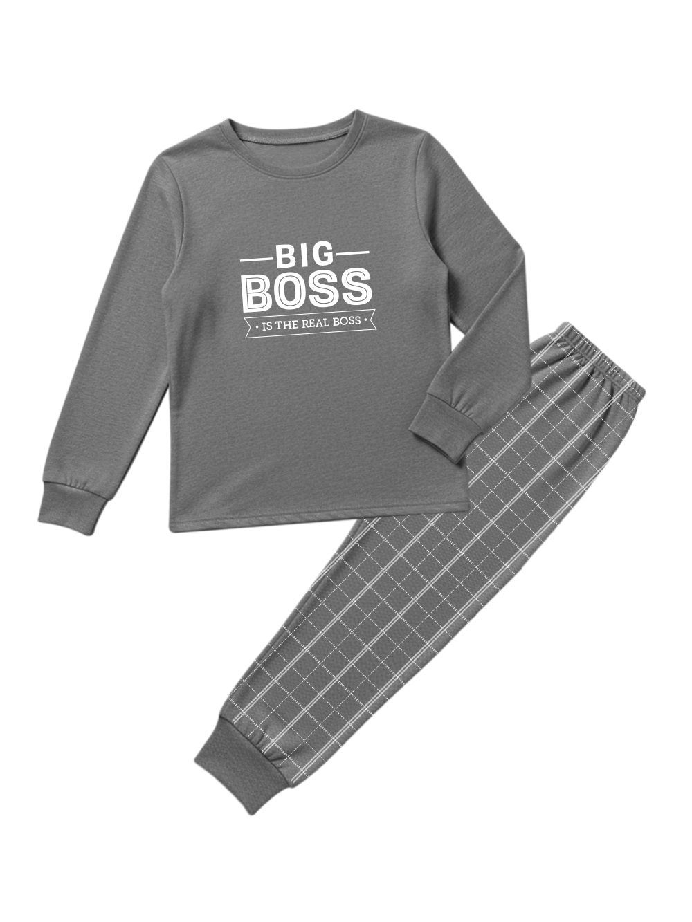 Férfi hosszú ujjú pizsama BOSS