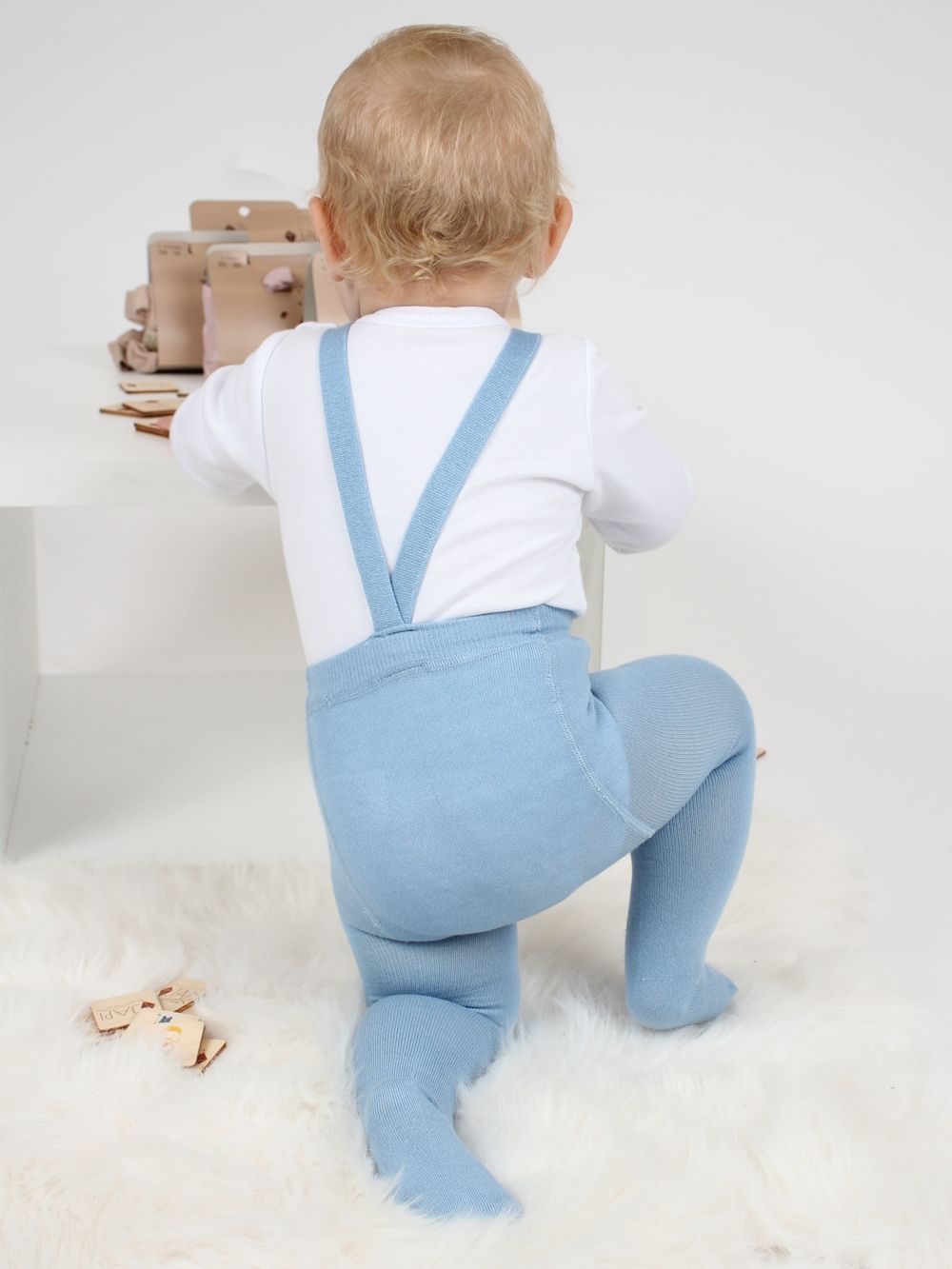 Gyerek harisnya pántokkal BAMBOO 1