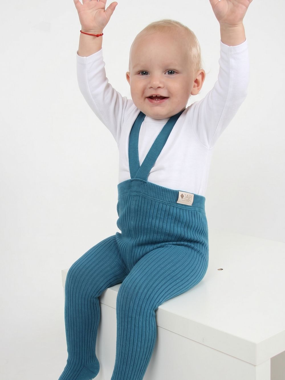 Gyerek harisnya pántokkal RIB SLIM