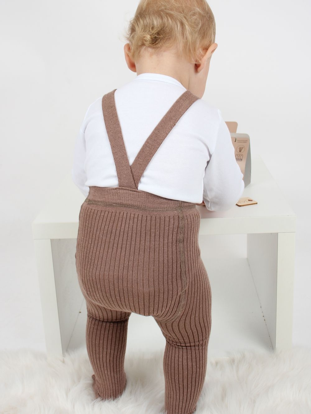 Gyerek harisnya pántokkal RIB SLIM