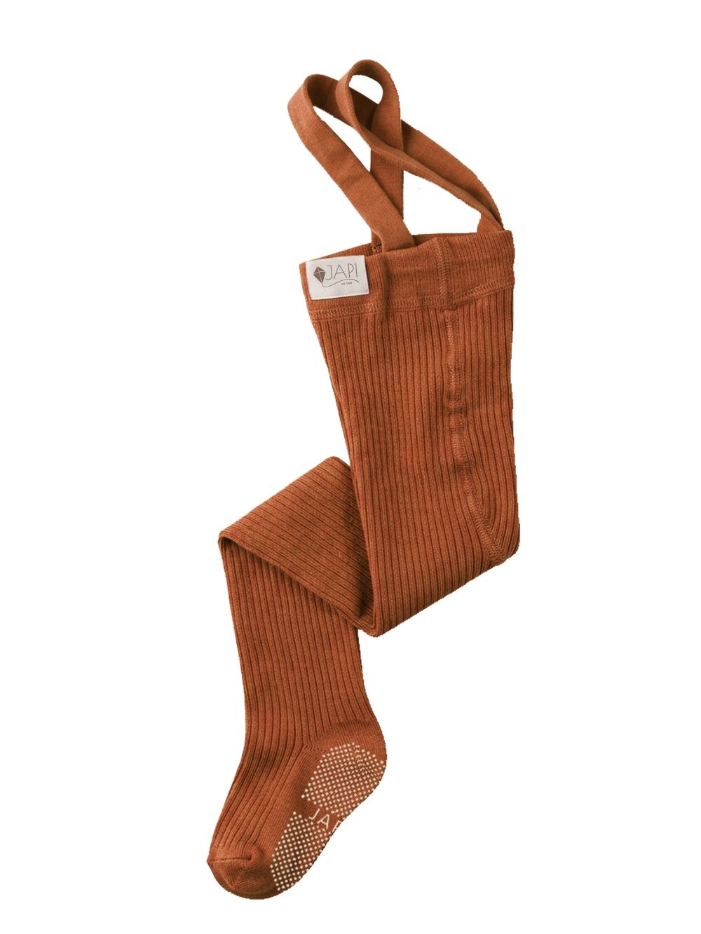 Gyerek kantáros harisnya csúszásgátló RIB SLIM 2