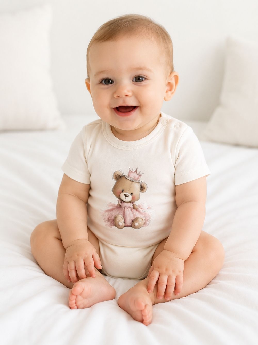 Gyerek rövid ujjú bodyk TEDDY PRINCESS