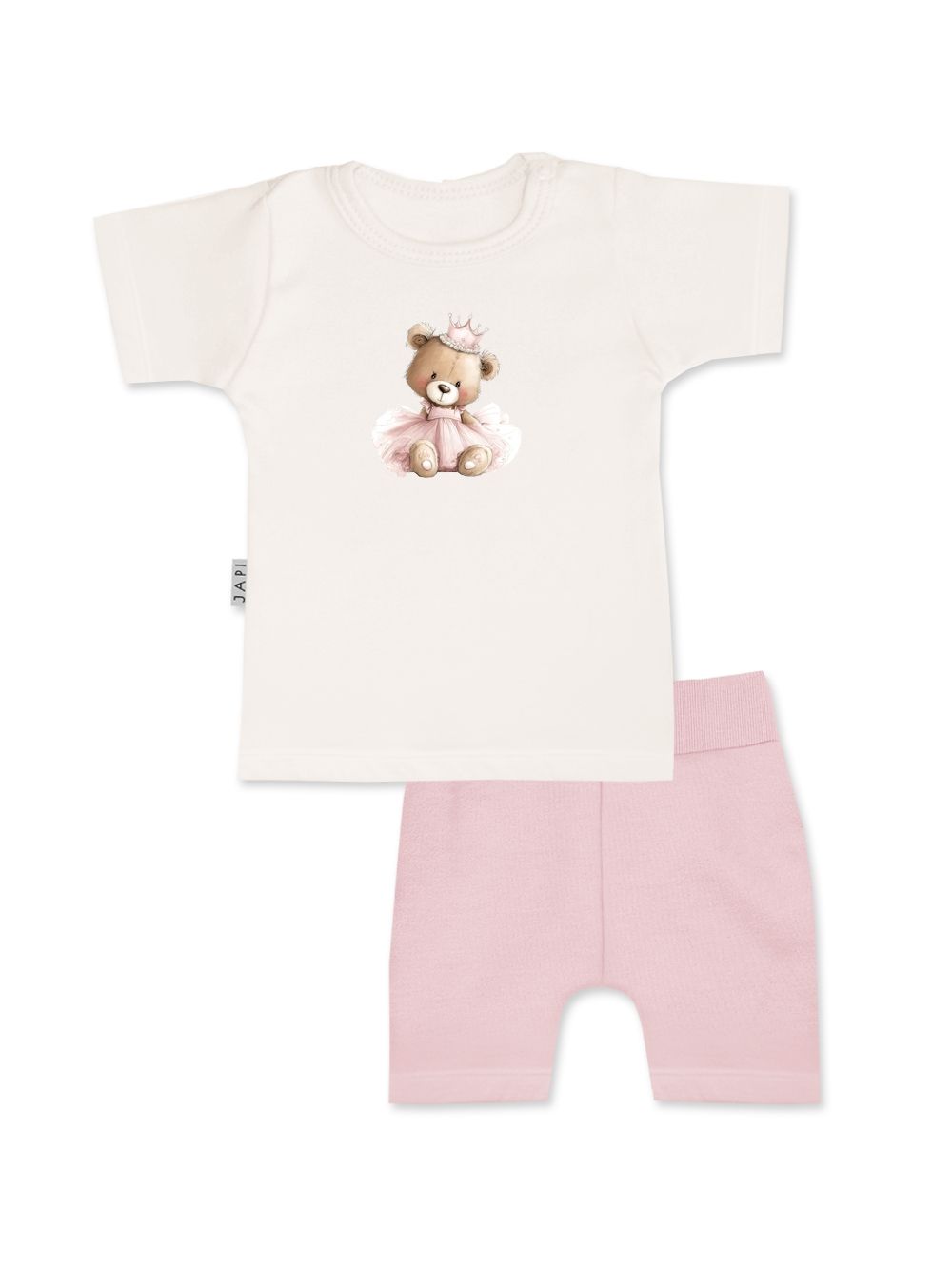 Gyerek szett póló + rövidnadrág TEDDY PRINCESS