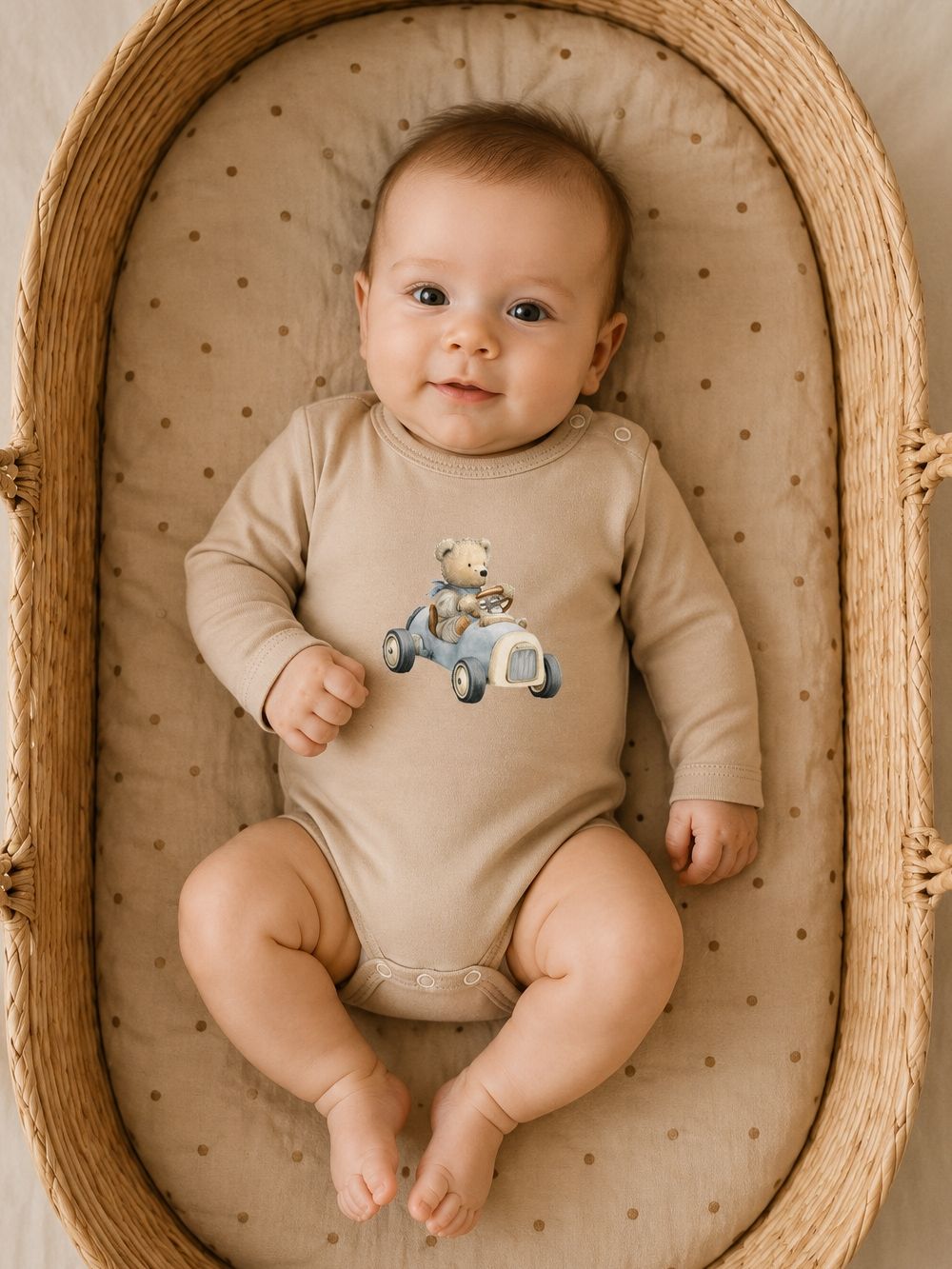 Gyermek hosszú ujjú bodyk TEDDY CAR
