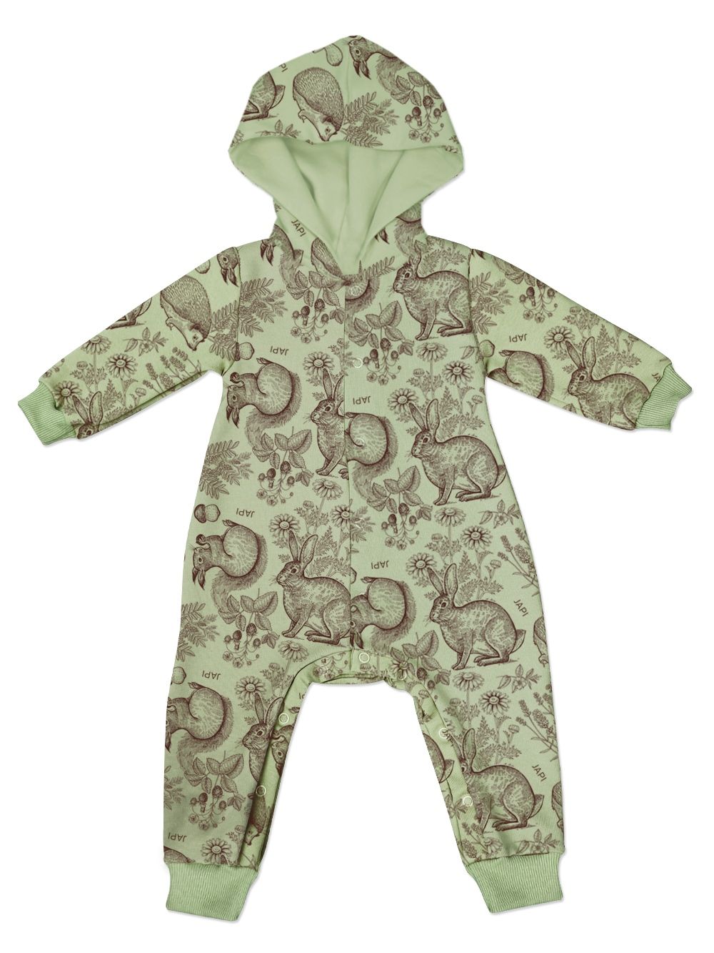 Gyermek overall kapucni béléssel WOOD