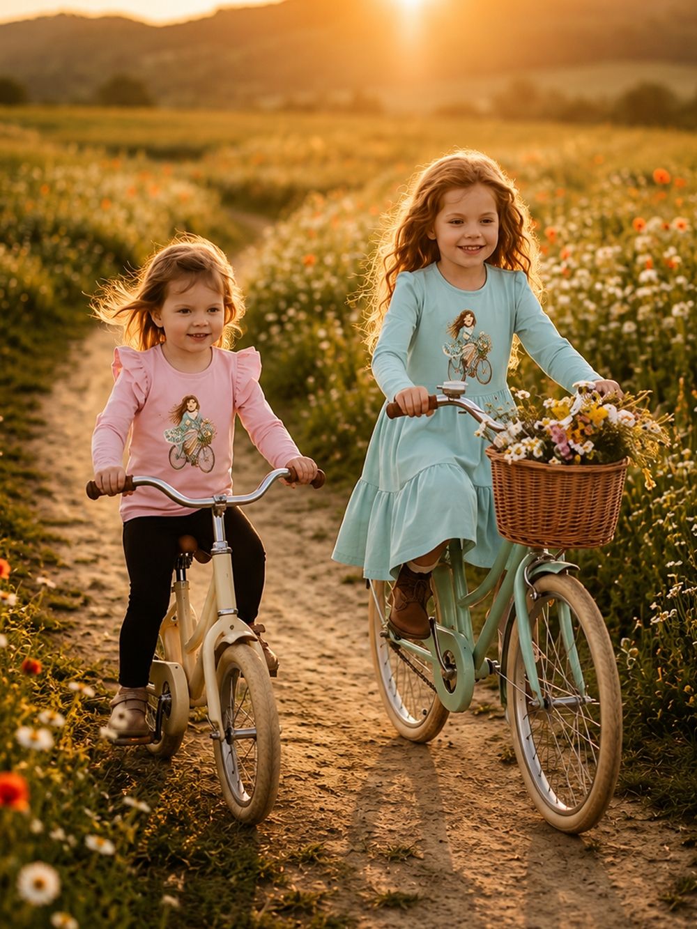 Lányka hosszú ujjú ruha VINTAGE RIDE