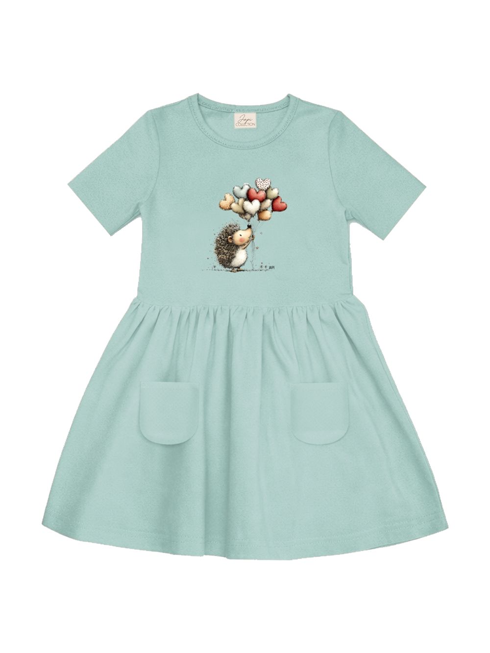 Lányka rövid ujjú ruha BALLOONS