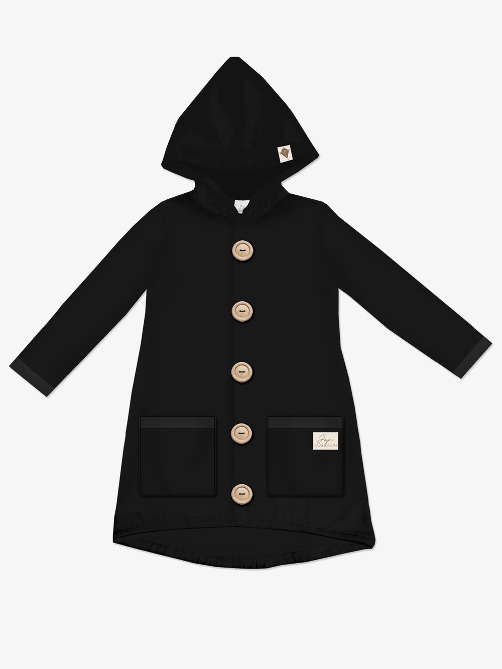Lányos kabát Black