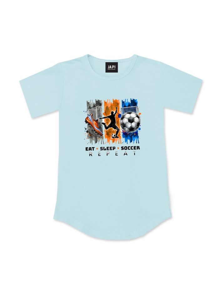 Fiú rövid ujjú FOOTBALL TIME póló