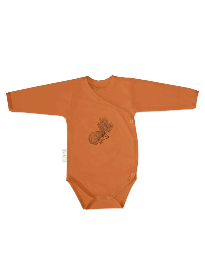 Gyermek hosszú ujjú, átköthető bodyk 1SZ WOOD