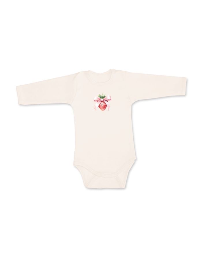 Gyermek hosszú ujjú bodyk SWEET STRAWBERRY