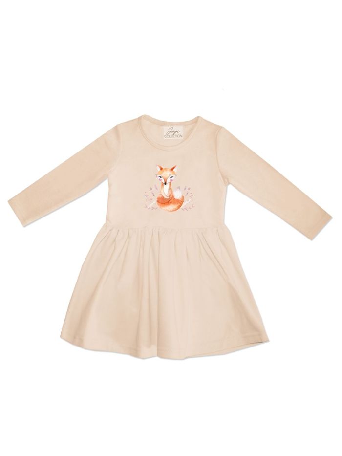 Lányka hosszú ujjú ruha FOX