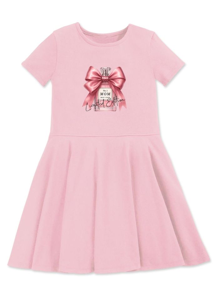 Lányka rövid ujjú ruha PARFUME