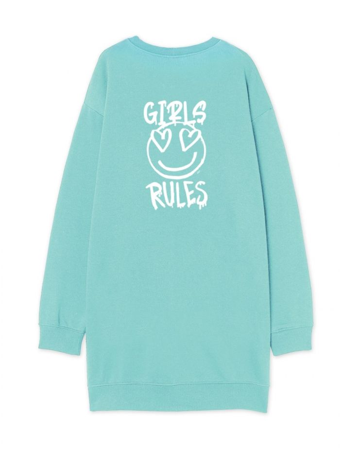 Dievčenské šaty mikinové GIRLS