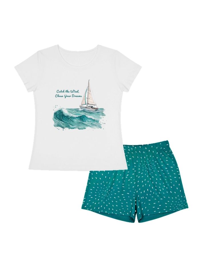 Női pizsama OCEAN WAVES