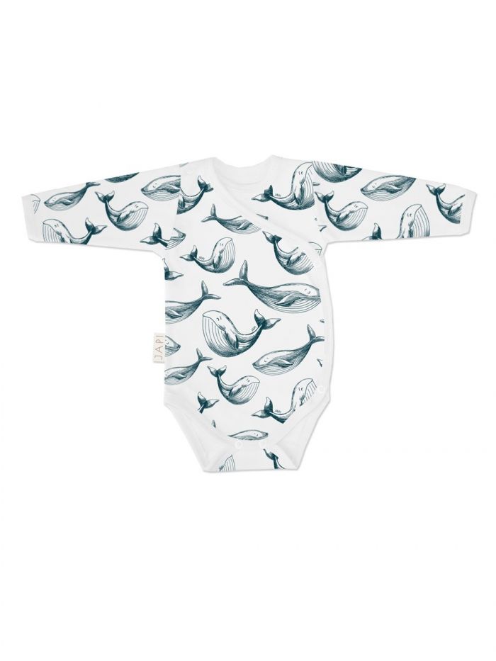 Prekladané body s veľrybami WHALES