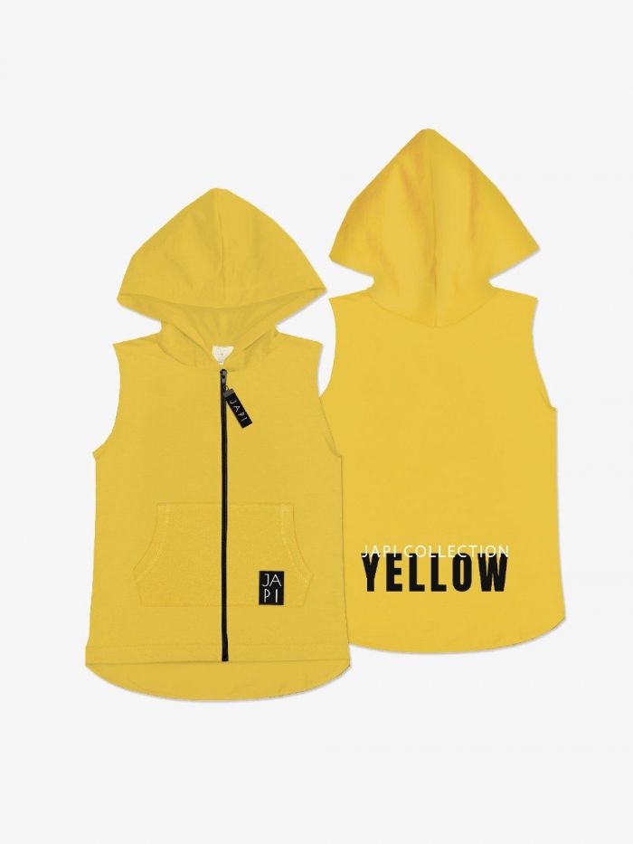 YELLOW egyszínű mellény