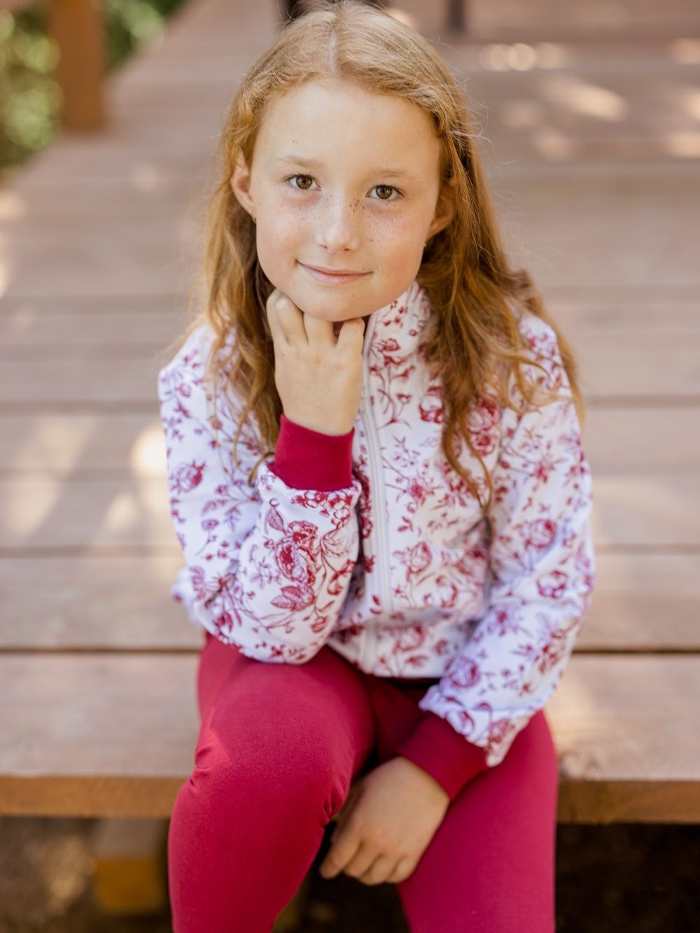 Mikina pre dievčatá na zips