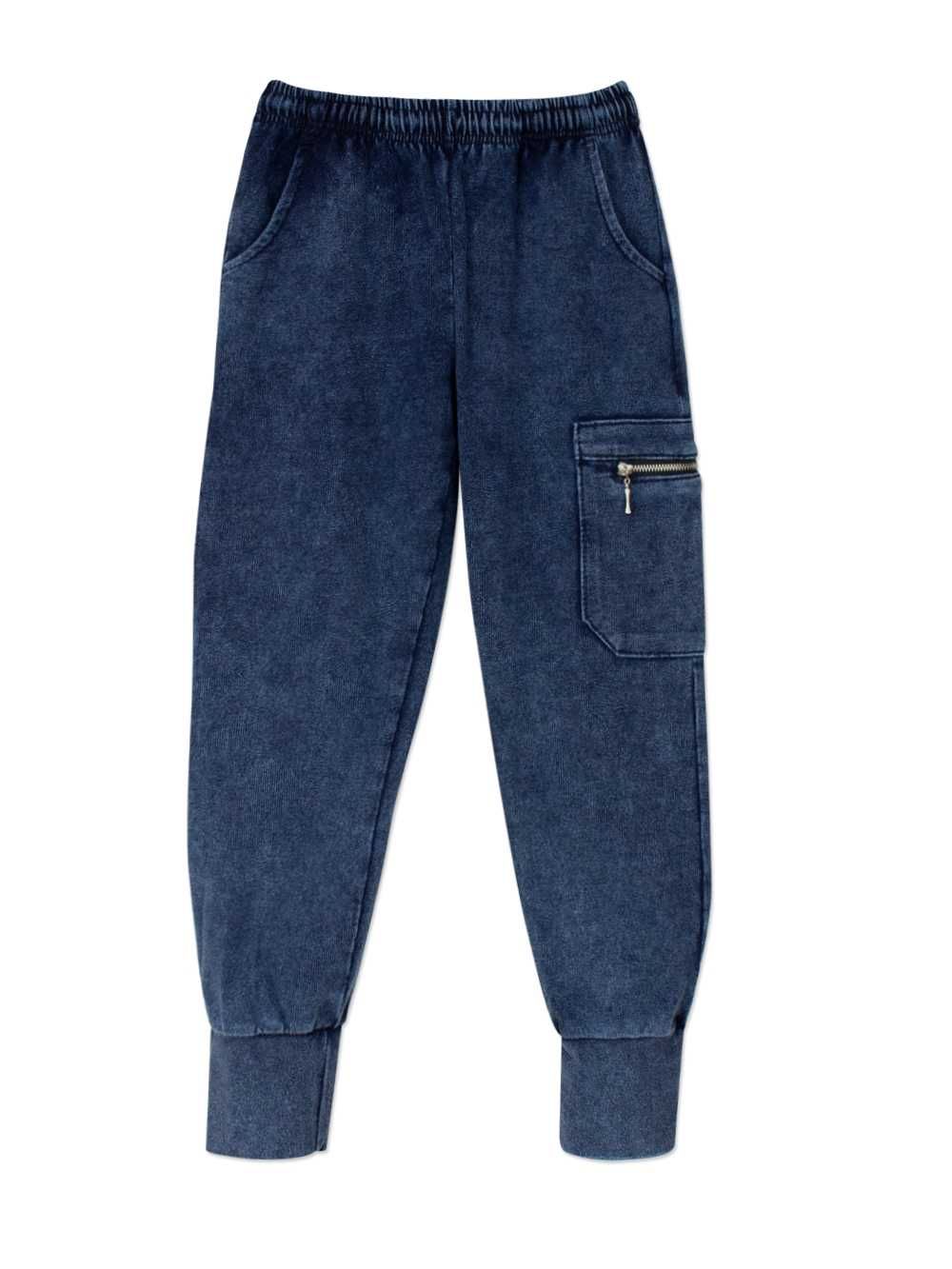 Melegítő nadrág vastag JEANS PATENT