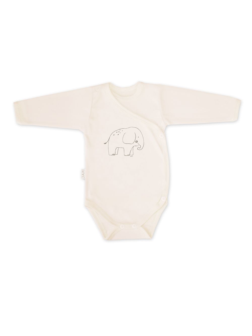 Oldalt kapcsos body Elephant hosszú ujjú