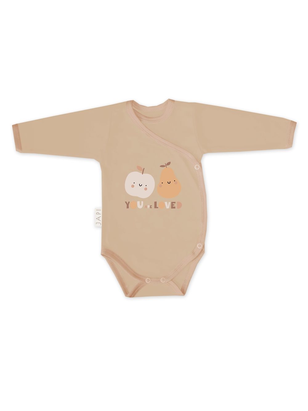 Oldalt kapcsos body Fruits hosszú ujjú