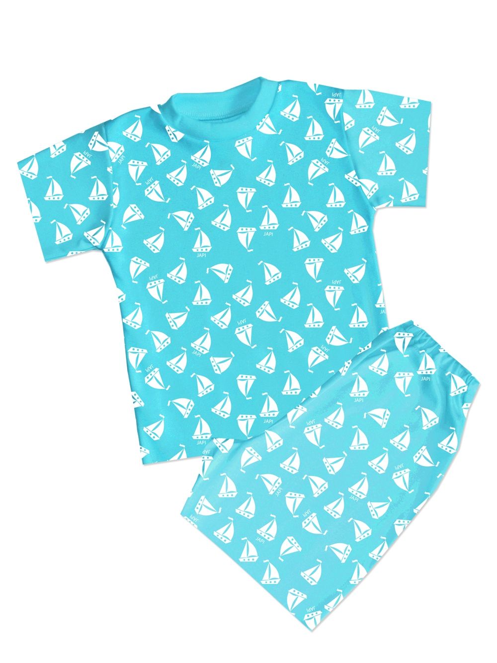 Pizsama SAILBOAT  rövid ujjú