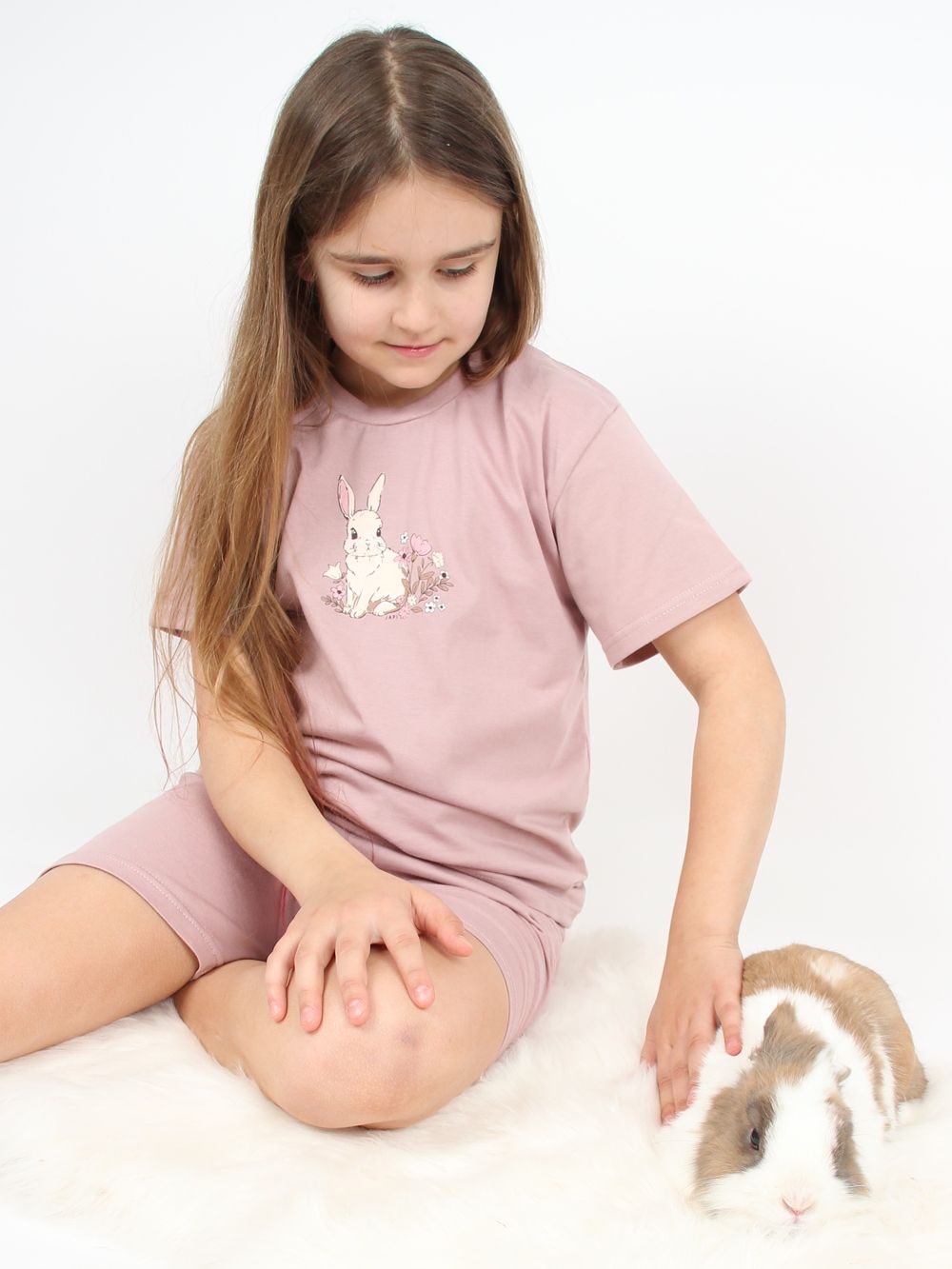 Pizsama SWEET BUNNY  rövid ujjú