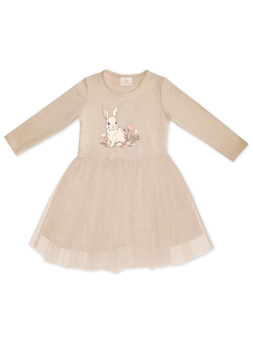 Dievčenské šaty s dlhým rukávom SWEET BUNNY