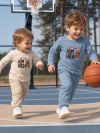 Fiú hosszú ujjú póló BASKET BEAR
