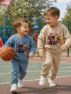 Fiú pulóver BASKET BEAR