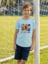 Fiú rövid ujjú FOOTBALL TIME póló