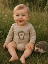 Gyermek hosszú ujjú bodyk LOVELY HEDGEHOG