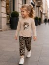 Lány melegítőnadrágok LEOPARD
