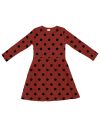Lányka hosszú ujjú ruha SIMPLE DOTS