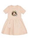 Lányka rövid ujjú ruha GIRL and CAT