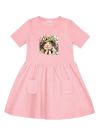 Lányka rövid ujjú ruha GIRL and CAT