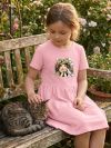 Lányka rövid ujjú ruha GIRL and CAT