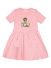 Lányka rövid ujjú ruha GIRL and OWL