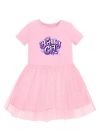 Lányka rövid ujjú ruha HAPPY