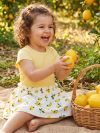 Lányka rövid ujjú ruha LEMONS