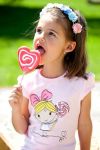 Lányos póló Lollipop rövid ujjú