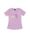 Dievčenské tričko s potlačou RELAX s krátkym rukávom