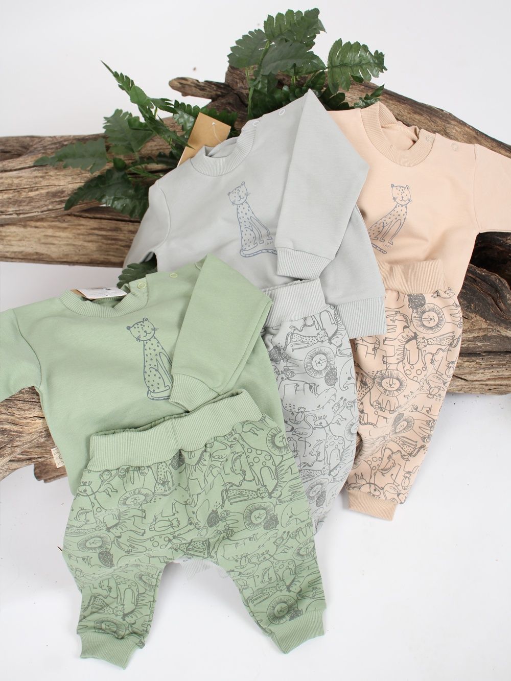 Ujjú pulóver + nadrág szett 1SZ SAFARI